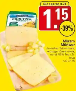 WEZ Milram Müritzer Angebot