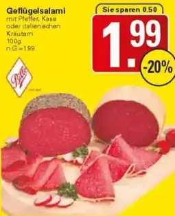 WEZ Bille Geflügelsalami Angebot