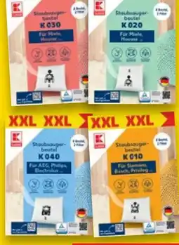 Kaufland K-Classic Staubsaugerbeutel XXL Angebot