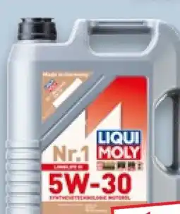 Kaufland Liqui Moly Motorenöl 5W30 Nr. 1 Longlife III Angebot