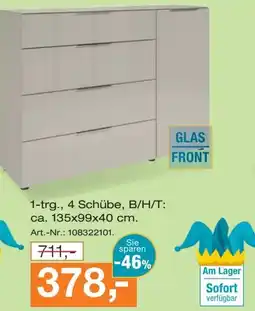 Möbel Inhofer Kommode 1-trg. Angebot