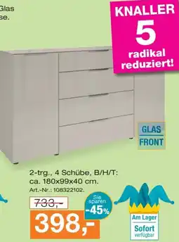 Möbel Inhofer Kommode 2-trg. Angebot