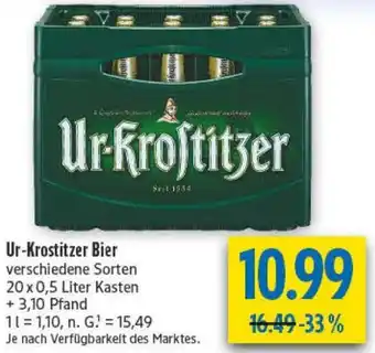 diska Ur-Krostitzer Bier Angebot