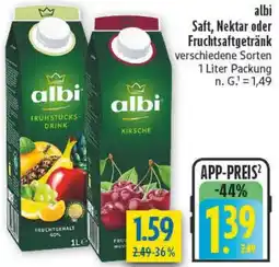 diska albi Saft, Nektar oder Fruchtsaftgetränk Angebot