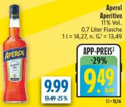 diska Aperol Aperitivo Angebot