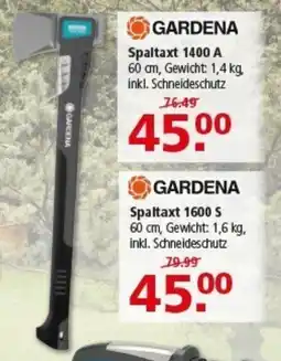Multi Markt GARDENA Spaltaxt 1600 S Angebot
