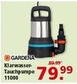 Multi Markt GARDENA Klarwasser- Tauchpumpe Angebot