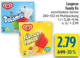 diska Langnese Family Eis Angebot