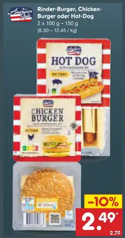 Netto Marken-Discount American style rinder-burger Angebot