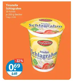 V Markt Tirestella schlagrahm Angebot