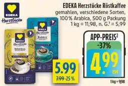 diska EDEKA Herzstücke Röstkaffee Angebot