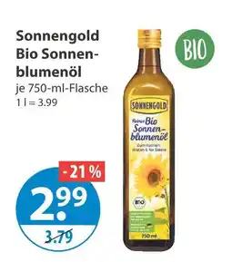 V Markt Sonnengold bio sonnenblumenöl Angebot