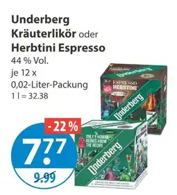 V Markt Underberg kräuterlikör Angebot