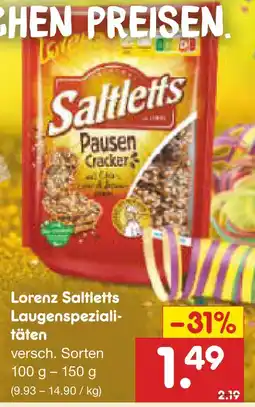 Netto Marken-Discount Lorenz saltletts laugenspezialitäten Angebot