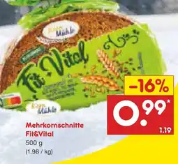 Netto Marken-Discount Fit&vital mehrkornschnitte Angebot
