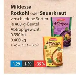 V Markt Mildessa rotkohl Angebot