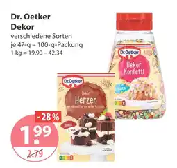 V Markt Dr. oetker dekor herzen Angebot