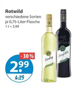 V Markt Rotwild riesling Angebot