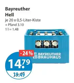 V Markt Bayreuther brauhaus bayreuther hell Angebot