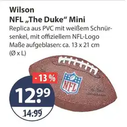 V Markt Wilson nfl „the duke“ mini Angebot