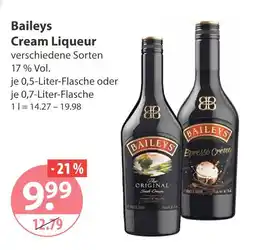 V Markt Baileys cream liqueur the original Angebot