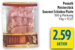 diska Ponnath Meisterstück Gourmet Schinken Platte Angebot