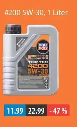 V Markt Liqui moly top tec 4200 5w-30 Angebot