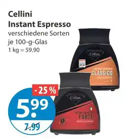 V Markt Cellini instant espresso classico Angebot