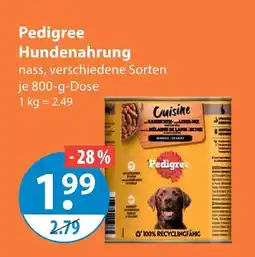 V Markt Pedigree hundenahrung Angebot