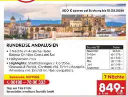 Netto Marken-Discount Netto reisen rundreise andalusien Angebot