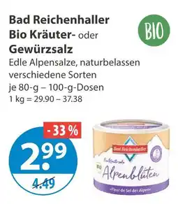 V Markt Bad reichenhaller bio kräuter- oder gewürzsalz Angebot