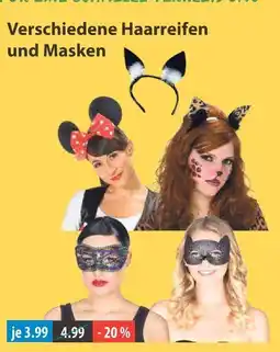 V Markt Haarreifen und masken Angebot