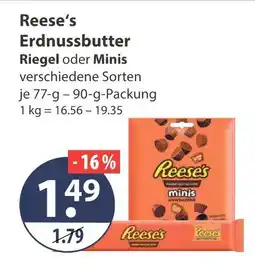 V Markt Reese's erdnussbutter riegel Angebot