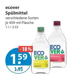 V Markt Ecover spülmittel Angebot
