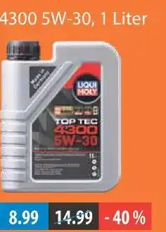 V Markt Liqui moly top tec 4300 5w-30 Angebot