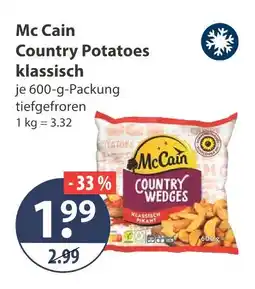 V Markt Mccain country potatoes klassisch Angebot