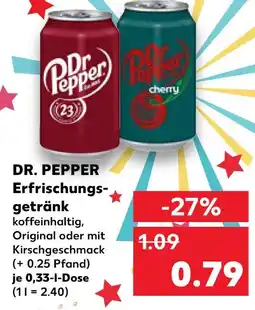 Kaufland Dr. pepper erfrischungsgetränk original Angebot