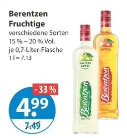 V Markt Berentzen fruchtige saurer apfel Angebot