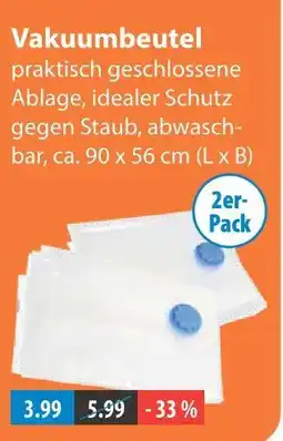 V Markt Vakuumbeutel Angebot