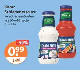 V Markt Knorr knoblauch schlemmersauce Angebot