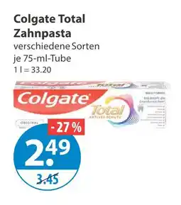 V Markt Colgate total zahnpasta Angebot