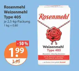 V Markt Rosenmehl weizenmehl type 405 Angebot