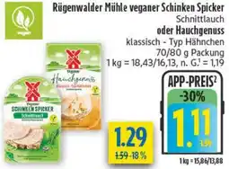 diska Rügenwalder Mühle veganer Schinken Spicker oder Hauchgenuss Angebot