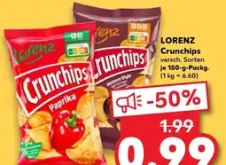 Kaufland Lorenz crunchips paprika Angebot