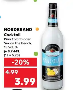 Kaufland Nordbrand piña colada Angebot