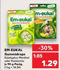 Kaufland Em-eukal gummidrops eukalyptus-menthol Angebot