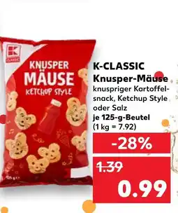Kaufland K-classic knusper-mäuse ketchup style Angebot