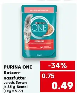 Kaufland Purina one katzen-nassfutter Angebot