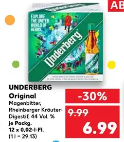 Kaufland Underberg original magenbitter Angebot
