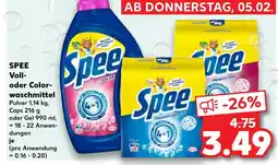 Kaufland Spee vollwaschmittel pulver Angebot